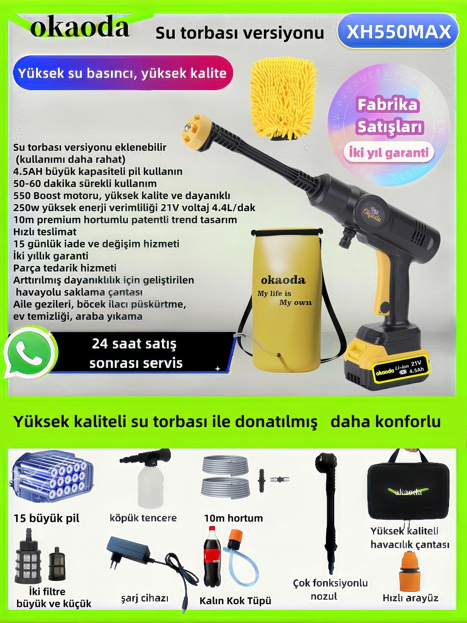 okaoda%20(XH550max%20su%20torbası%20versiyonu)%20lityum%20pil%20yüksek%20su%20basınçlı%20pestisit%20araba%20yıkama%20tabancası