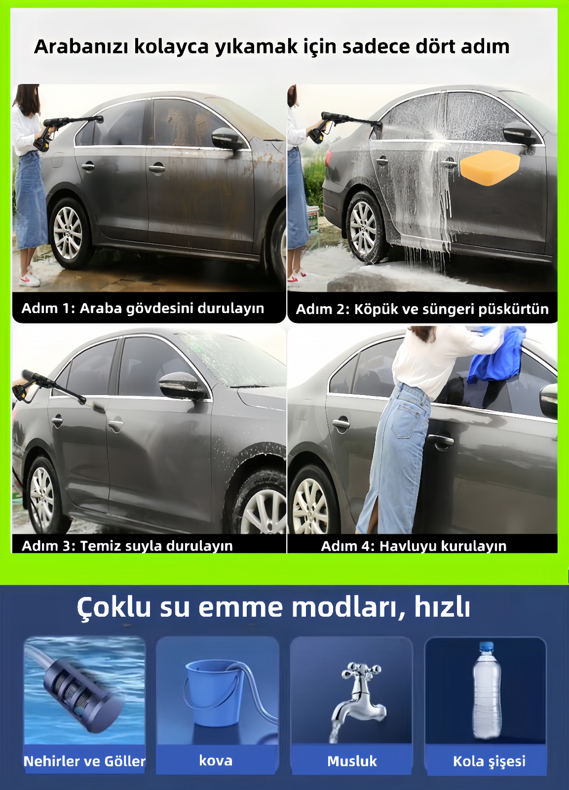 okaoda%20En%20Güçlü%20Süper%20Uzun%2010pil%20Oto%20Araba%20Bahçe%20Klima%20Halı%20Ağacı%20Sulama%20Şarjlı%20Yüksek%20Basınç%20Yikama%20Makine